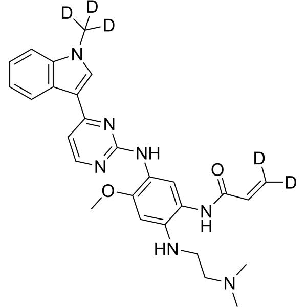 N-Desmethyl dosimertinib-d5 2719691-00-4